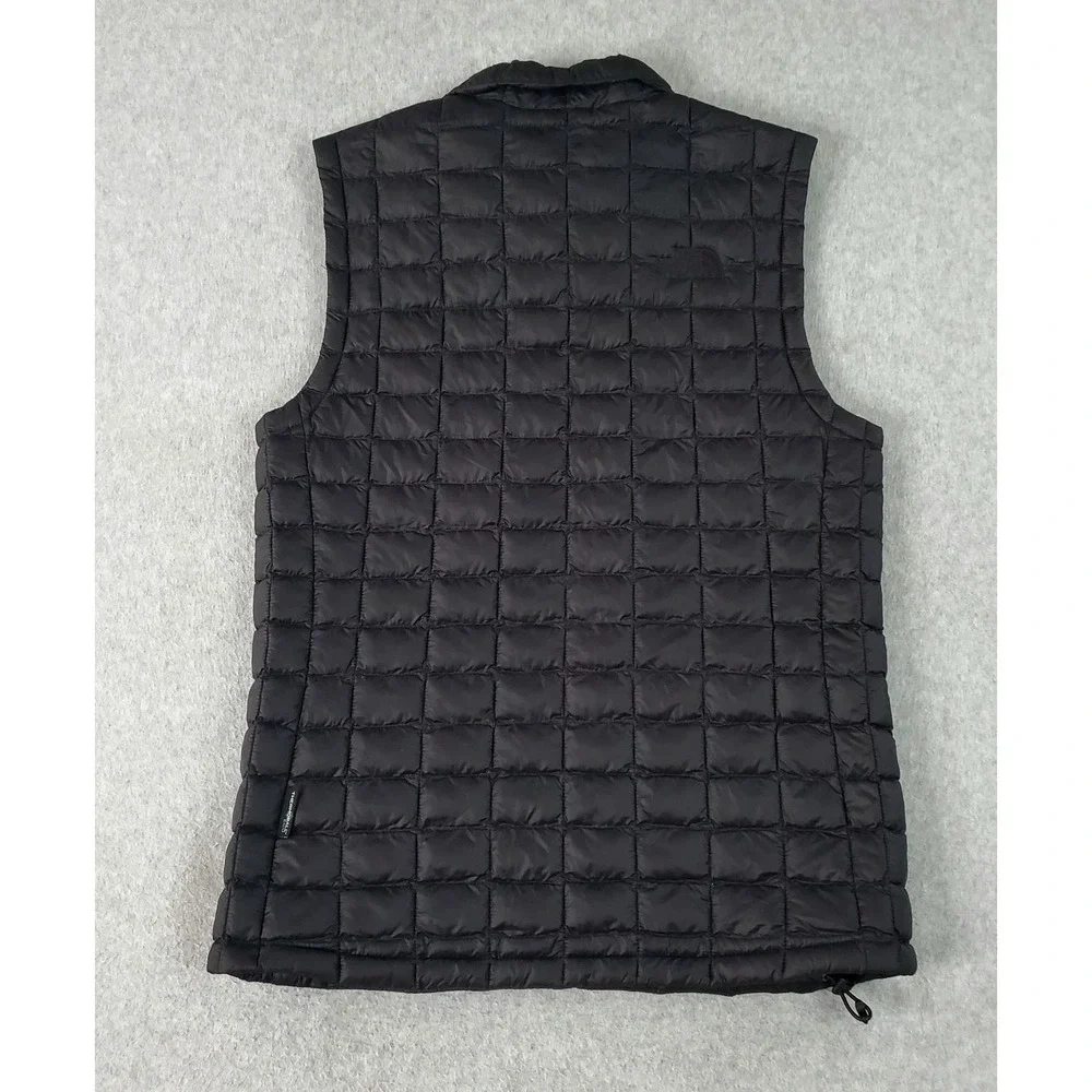 The North Face Vest Mens Small Black ThermoBall Eco Insulated Puffer *HGGC LOGO